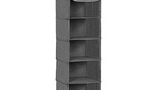 Organizator pentru garderoba, Songmics, RYCH06G, Gri