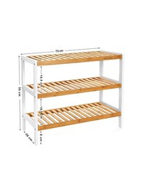 Pantofar, Songmics, LBS03H, Bambus, 70 x 26 x 55 cm - 6