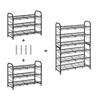 Pantofar, Songmics, Negru, 68.5x27.5x49.5 cm - 5