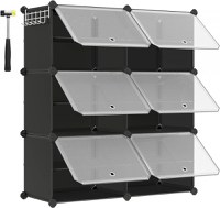 Pantofar, Songmics, Negru, 82x32x92 cm - 2