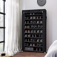 Pantofar, Songmics, Negru, 85x28x162 cm - 3