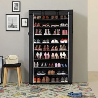Pantofar, Songmics, Negru, 85x28x162 cm - 5