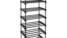 Pantofar, Songmics, Negru, LSA23BK, 45 x 30 x 106 cm