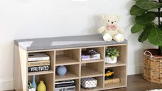 Pantofar, Vasagle, Natural-Gri, 104x30x48 cm