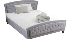 Pat dublu Camaro, Pako World, Textil, Gri, 160x200 cm