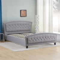 Pat dublu Camaro, Pako World, Textil, Gri, 160x200 cm - 2