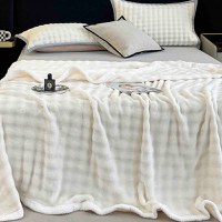Patura Cocolino Groasa Bordy V1 Alb 200x230 cm - 1