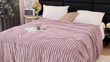 Patura Cocolino Groasa Stripe V14 Lila 200x230 cm