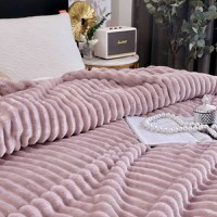 Patura Cocolino Groasa Stripe V14 Lila 200x230 cm - 3