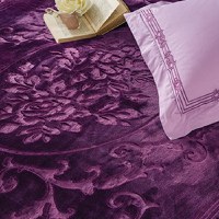 Patura Emboss Camilla Mov 220x240 cm - 2