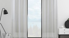 Perdea AS-10305 Alb 140x475 cm
