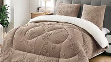 Pilota Groasa Cocolino cu Blanita Buffy V24 Dark Bej, 200x230cm, 4.5kg