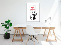 Poster - Banksy: Because I’m Worthless, cu Ramă neagră, 30x45 cm - 2
