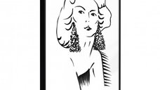 Poster - Hypnotic Earrings, cu Ramă neagră, 30x45 cm