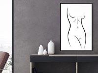 Poster - Minimalist Nude, cu Ramă neagră, 40x60 cm - 2