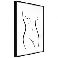 Poster - Minimalist Nude, cu Ramă neagră, 40x60 cm - 1