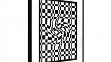 Poster - Op Art, cu Ramă neagră, 20x30 cm