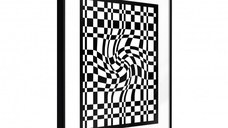 Poster - Op Art, cu Ramă neagră, 20x30 cm