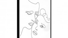 Poster - Soulmates, cu Ramă neagră, 20x30 cm
