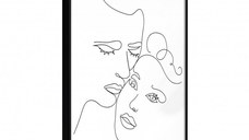 Poster - Soulmates, cu Ramă neagră, 20x30 cm