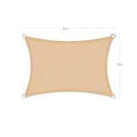Prelata parasolar Songmics Galben 300x500 cm - 7