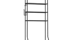 Raft baie WC Songmics Negru 83x30x179 cm