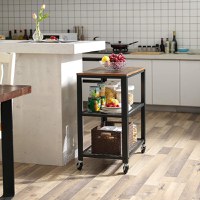 Raft cu Roti Vasagle, 60.6x40x78cm - 2