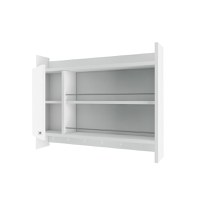 Raft de bucatarie suspendat Knerr Alb 85x15x65 cm - 5