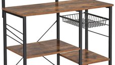 Raft de Bucatarie Vasagle, Dimensiuni 90x40x132 cm