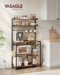 Raft de bucatarie Vasagle Maro 90x40x165.5 cm - 2