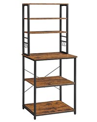 Raft de bucatarie, Vasagle, Negru , 60×40×167 cm - 2