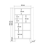 Raft de cărți Marina, Pin atlantinc - 5