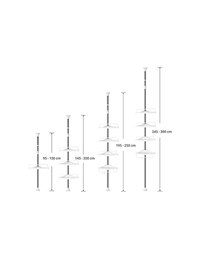 Raft de colt pentru baie, Songmics, 95-300 cm, BCB02SW - 3