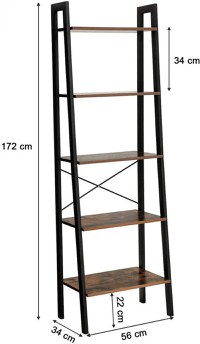 Raft de Colt Vasagle, 56.2x32x172.1cm - 5