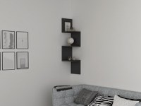 Raft de colt Zikzak Antracit - 2