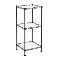 Raft de depozitare, Songmics, Negru-Alb, 30x30x73 cm - 2