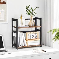 Raft de organizare, Songmics, Negru, 42x18x43 cm - 4