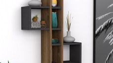 Raft de Perete Emse Oak-Antracit