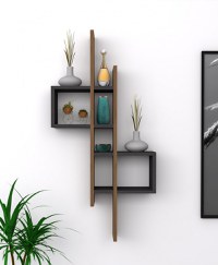 Raft de Perete Emse Oak-Antracit - 2