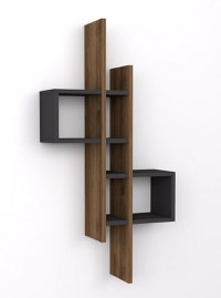 Raft de Perete Emse Oak-Antracit - 3