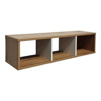 Raft de perete Flevior, Pako World, Alb-Sonoma, 90x22x25 cm - 1