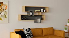 Raft de Perete Karen Sapphire-Antracit