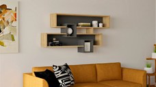 Raft de Perete Karen Sapphire-Antracit
