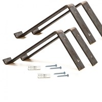 Raft de Perete LAM004 Negru-Walnut - 9