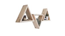 Raft de perete, Pako Word, Lemn, 33x9x29 cm