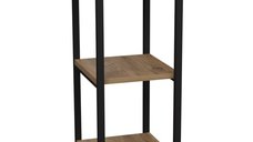 Raft de podea Black Metal Pako World Natural 33x28x70 cm