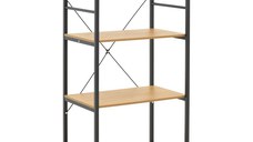 Raft de podea Depo, Pako World, MDF, Negru, 60x40x120 cm