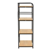 Raft de podea Depo, Pako World, MDF, Negru, 60x40x120 cm - 2