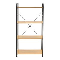 Raft de podea Depo, Pako World, MDF, Negru, 60x40x120 cm - 3