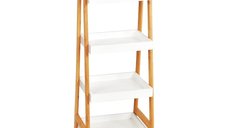 Raft de podea, Leby, Natural, 35x34x98 cm